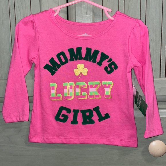 St. Patrick’s Day Mommy’s Lucky Girl Top 🍀 - Picture 1 of 3